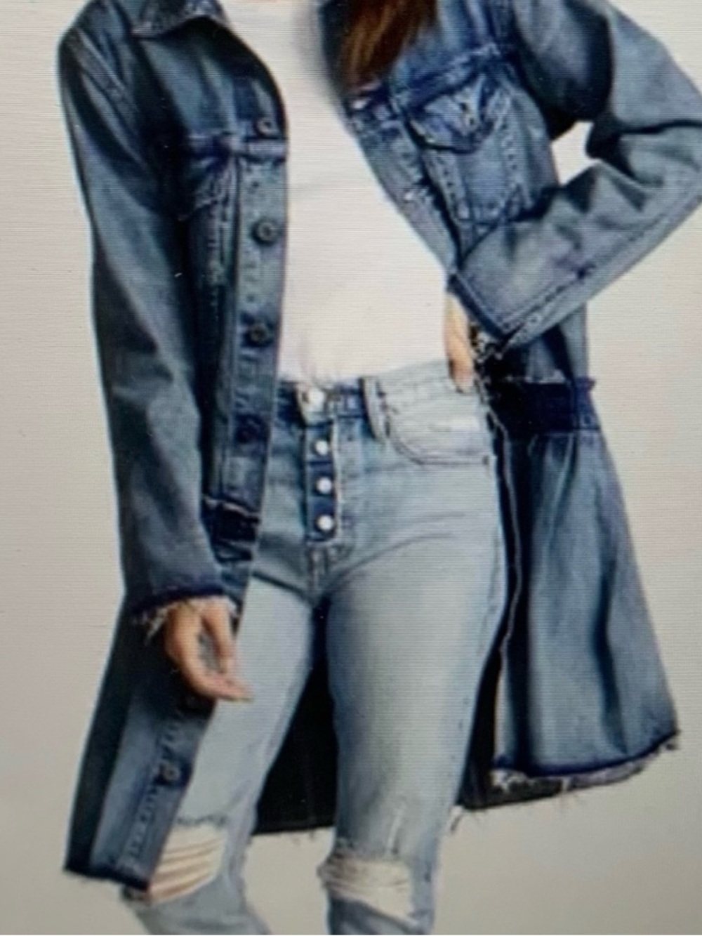 Levi's women's denim dress/jacket Medium - Picture 12 of 13